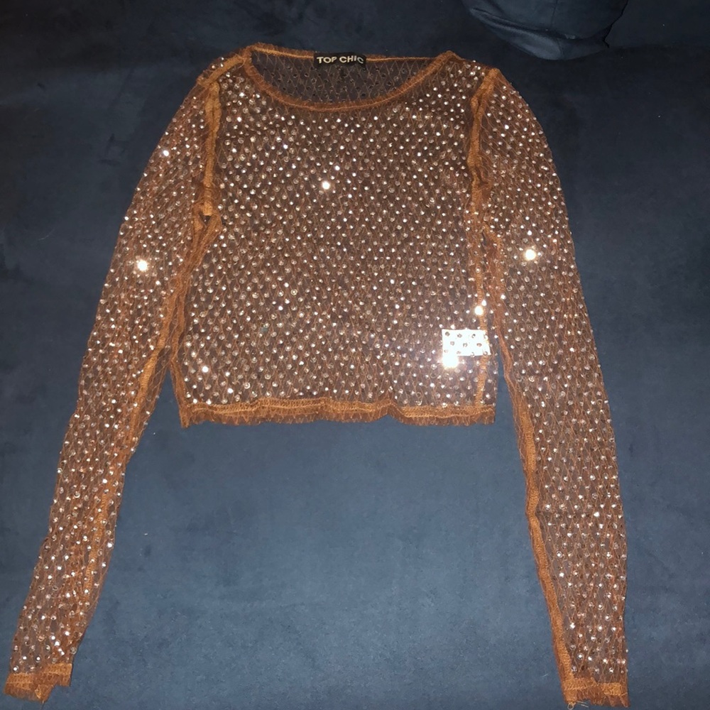 Woman’s sheer top